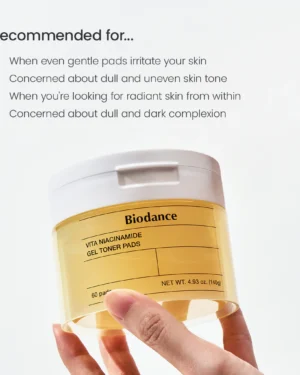 Biodance Vita Niacinamide Gel Toner Pads 60Pads 3