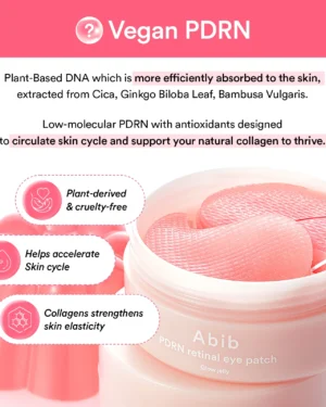 PDRN retinal eye patch Glow jelly